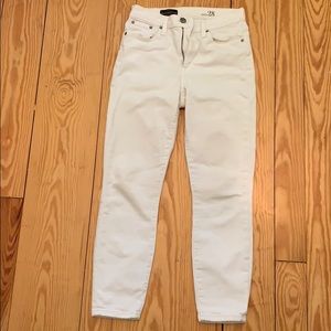 J crew white jeans 28